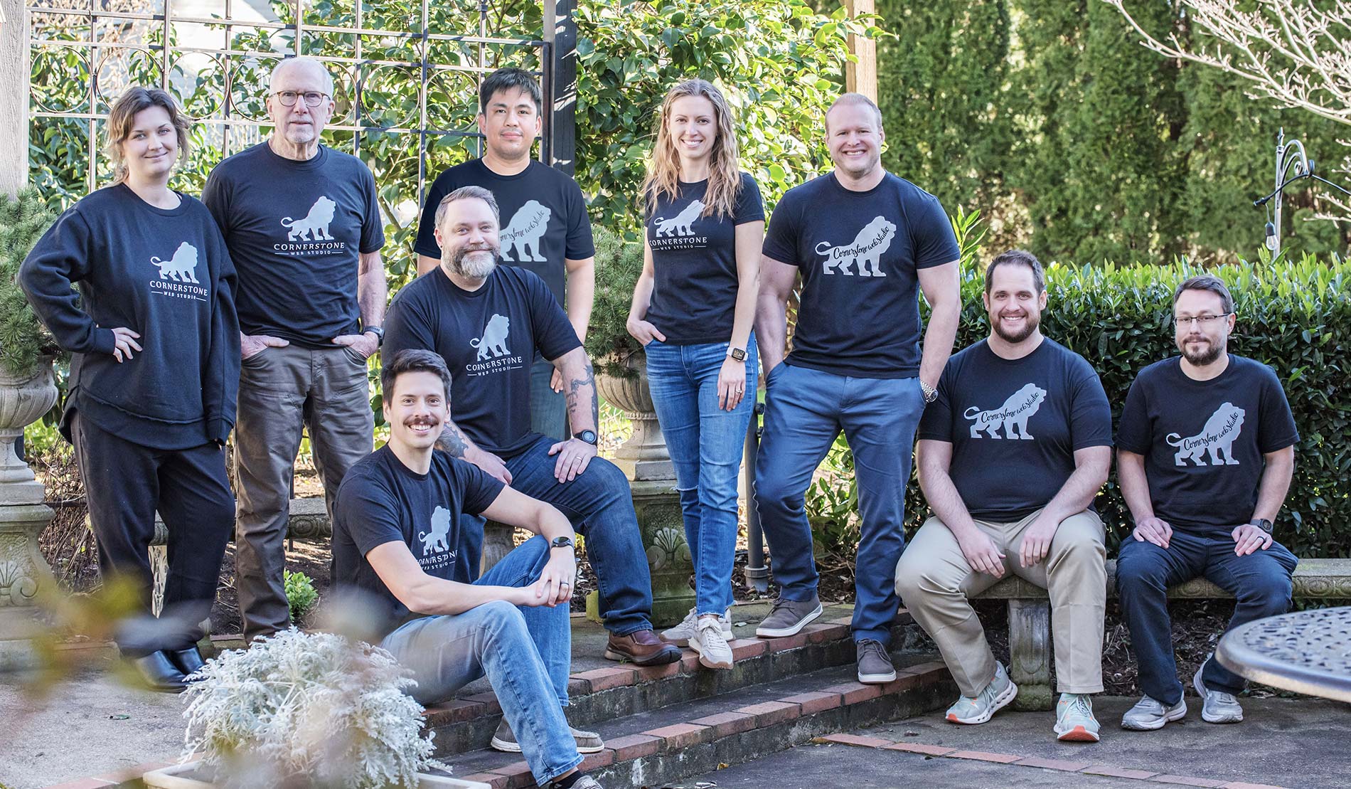 Cornerstone Web Studio Winter Team Photo 2026